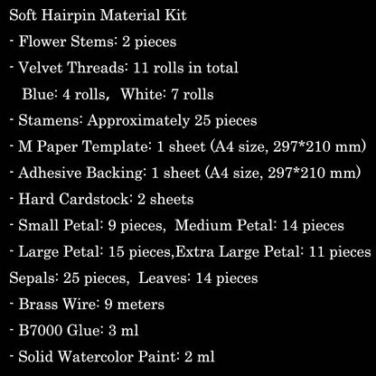 Changchun Flower Chanhua Materials Flowers DIY Kit - Include Detailed Video Tutorial