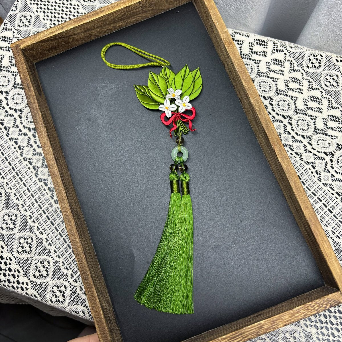 Pomelo Leaf Hairclip Chanhua Materials Flowers DIY Kit - Include Detailed Video Tutorial