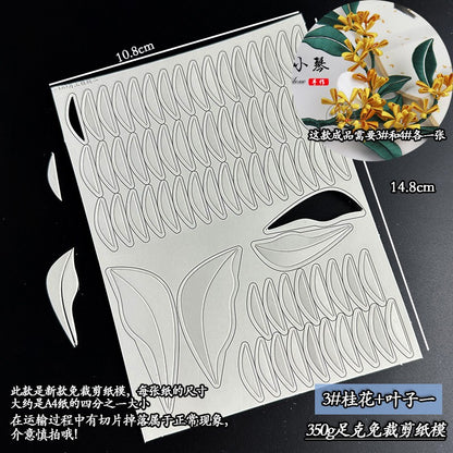 Chanhua Templates Modello Cartone Pretagliato (D1-D50)