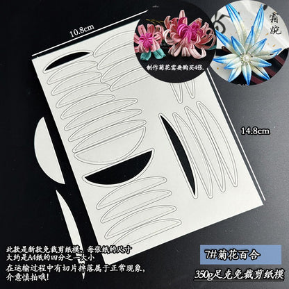 Chanhua Templates Modello Cartone Pretagliato (D1-D50)