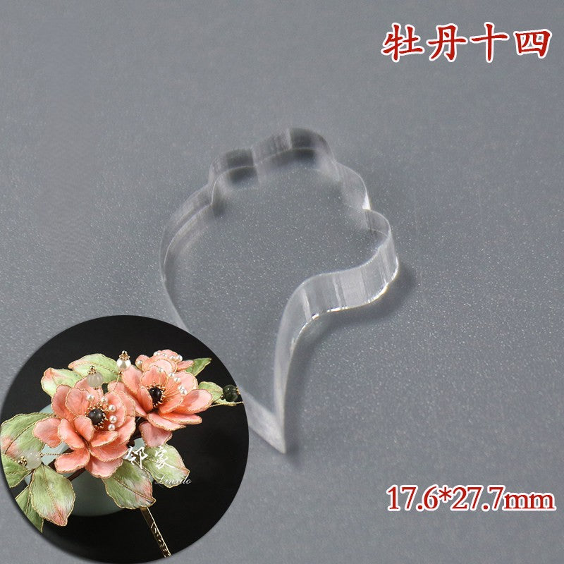 Clear Acrylic Wire Shaping Templates - Rose Set(96-104)