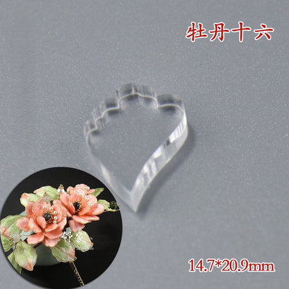 Clear Acrylic Wire Shaping Templates - Rose Set(96-104)
