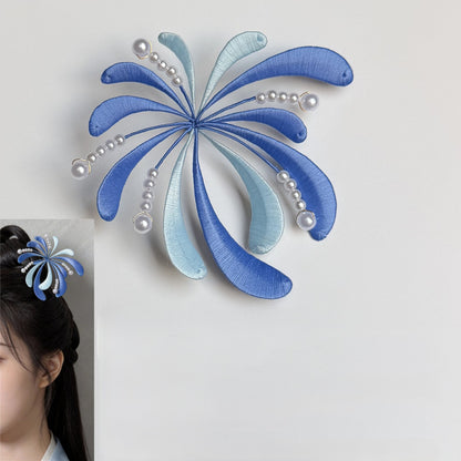 Firework-shaped Hairpin Brooch Chanhua Materials DIY Kit - Include Detailed Video Tutorial