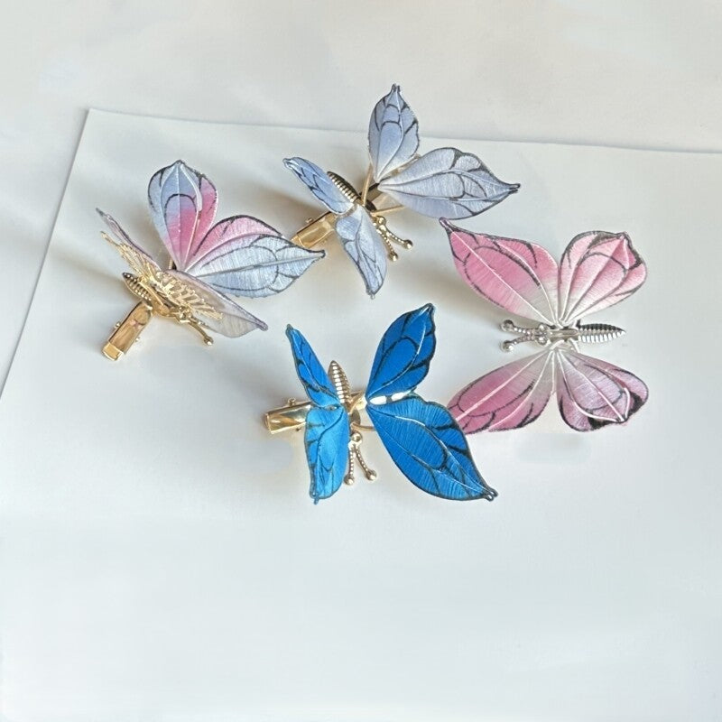 Flying Butterfly Hair Clip Chanhua Materials DIY Kit - Include Detailed Video Tutorial