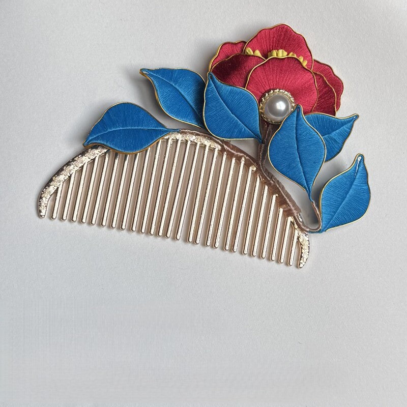 Small Peony Chanhua Series with Cloisonne Edge Materials Flowers DIY Kit - Include Detailed Video Tutorial