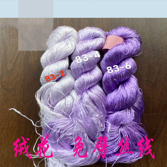 Filo di seta Monofilamento di gelso non ritorto per ricamo Suzhou da 400 m (set83) - Fili Ronghua