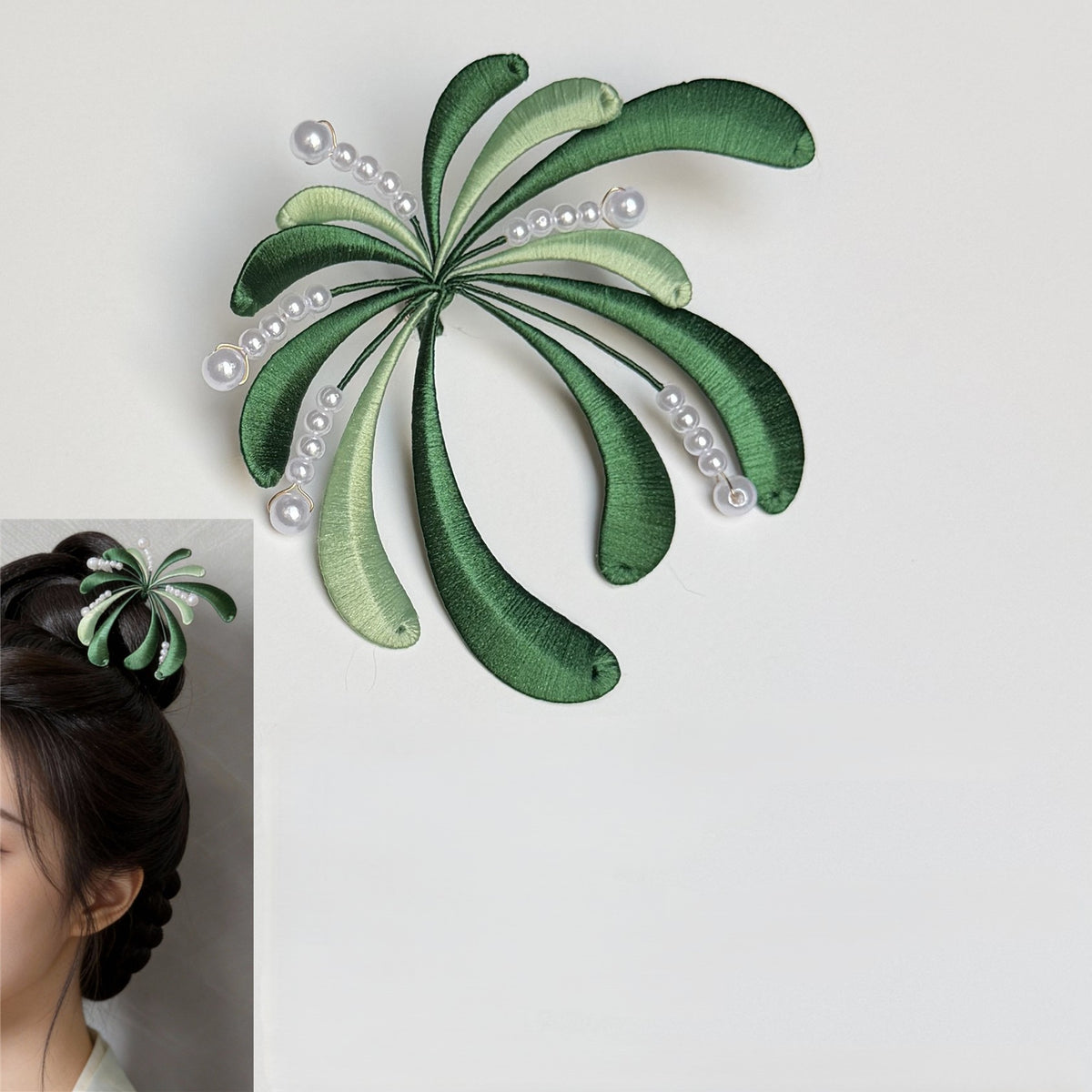 Firework-shaped Hairpin Brooch Chanhua Materials DIY Kit - Include Detailed Video Tutorial