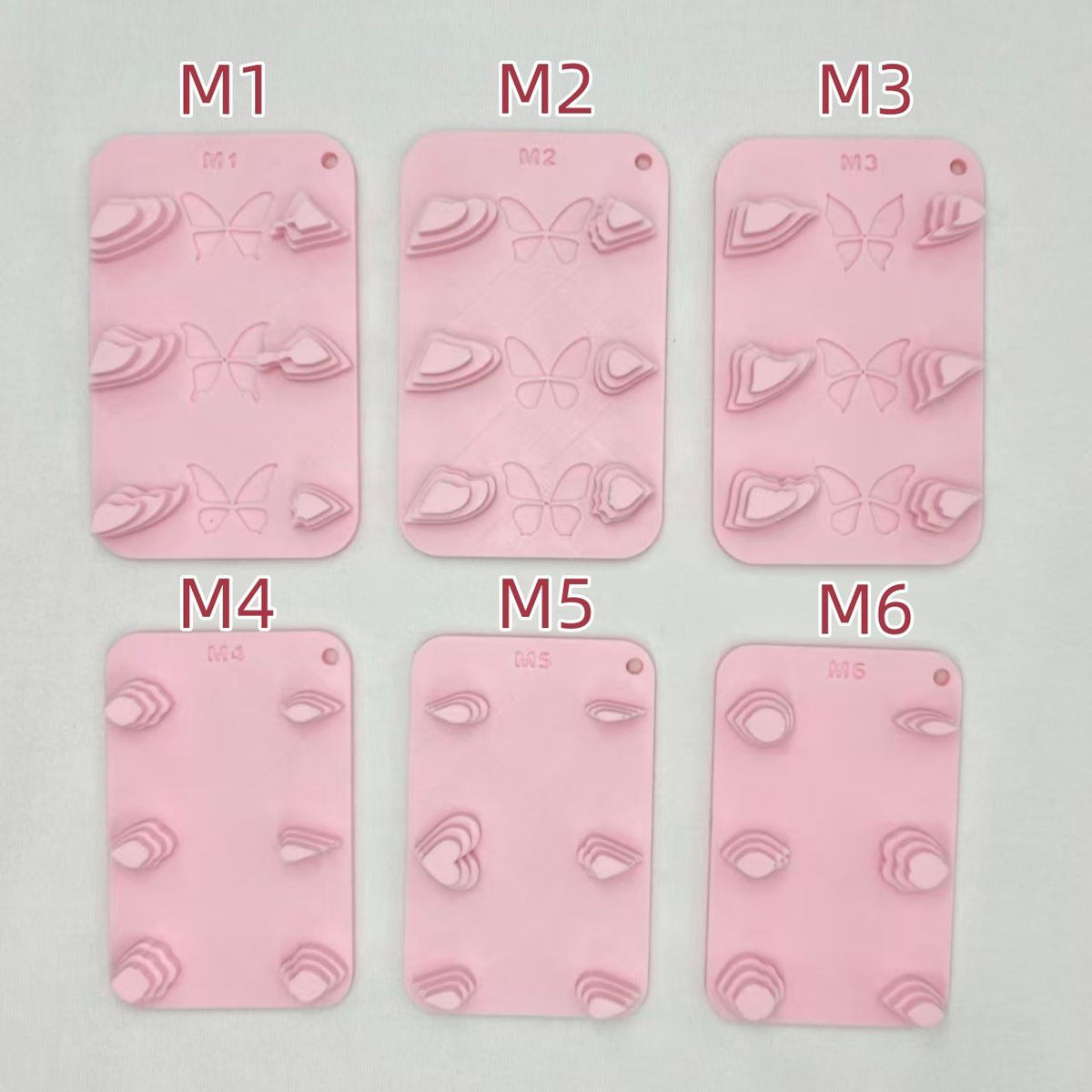 Butterfly & Petal Wire Form Templates - Multi Size Molds for Ronghua