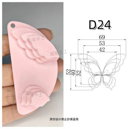 Butterfly Wire Form Templates - Multi Size Molds for Ronghua - D19-D28