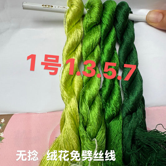 400m Suzhou Embroidery Monofilament Untwisted Mulberry Silk Thread(set01) - Ronghua Threads