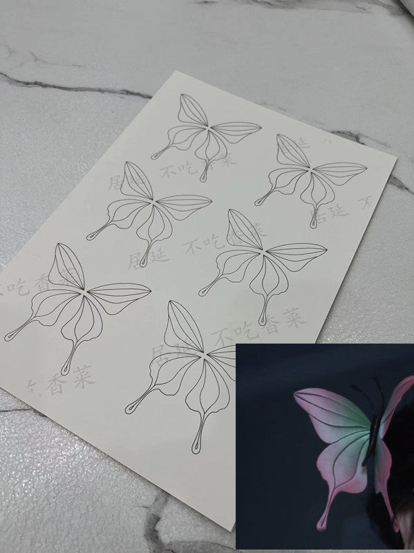 Modèle de papier Chanhua pour accessoires de cheveux traditionnels de la série BC de JY DIY