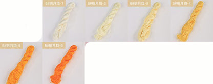 400m Suzhou Embroidery Untwisted Mulberry Silk Thread(Orange01) - Ronghua Threads