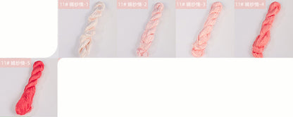 400m Suzhou Embroidery Untwisted Mulberry Silk Thread(Pink02) - Ronghua Threads