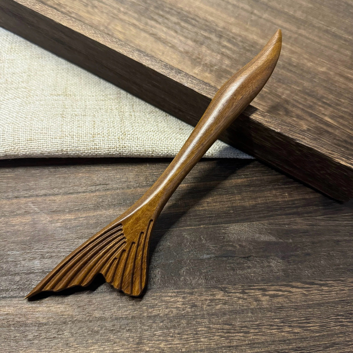 Golden Phoebe Wood Hair Stick | Natural Wooden Hairpin for Buns, Updos & DIY Projects #金丝檀木木簪合集
