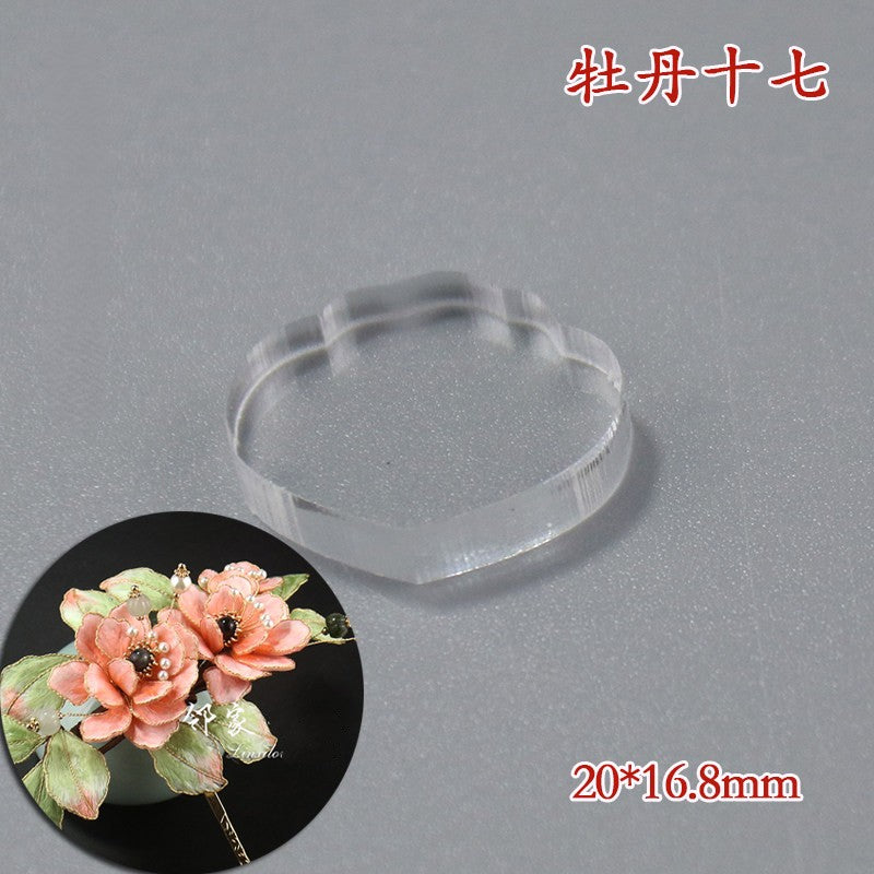 Clear Acrylic Wire Shaping Templates | Petal & Leaf Forms for Filigree Jewelry