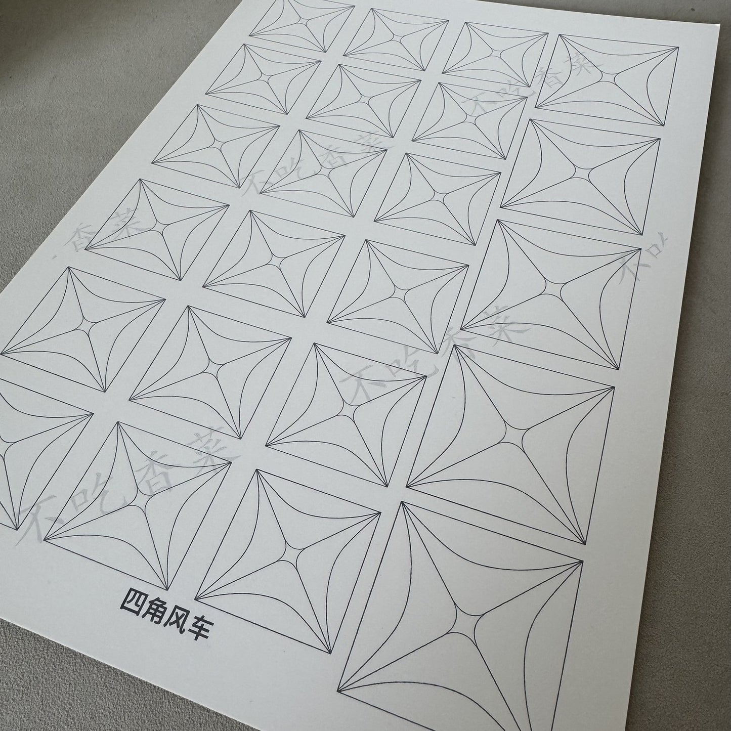 Lanterna piccola - JY DIY Chanhua Modello in carta per accessori tradizionali per capelli