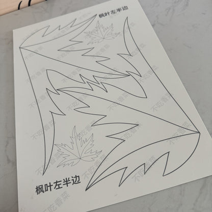 Lanterna piccola - JY DIY Chanhua Modello in carta per accessori tradizionali per capelli