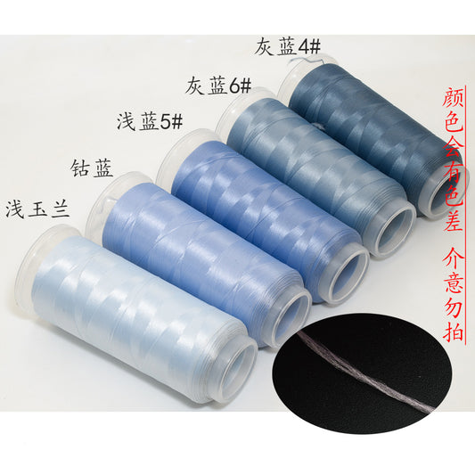 Chanhua Velvet Thread | Filato Velluto a Basso Attrito per Fiori Fai-da-te - Gruppo 06 Grigio Blu