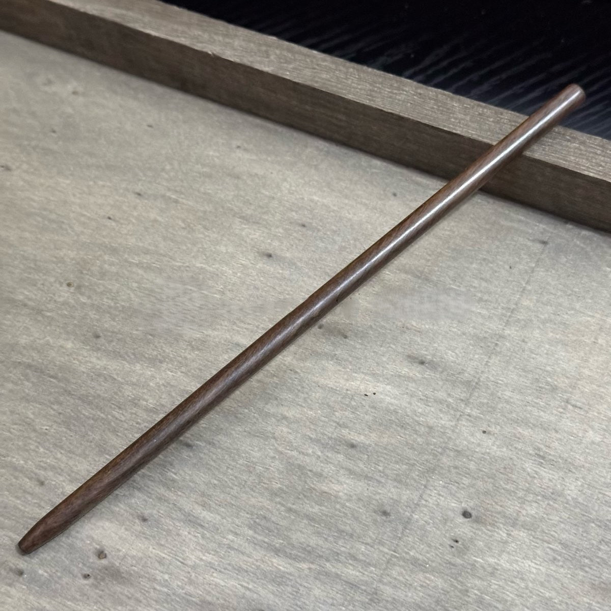 Natural Big-Leaf Rosewood Hair Stick Set - 18cm Carved Designs #18cm国标大叶紫檀