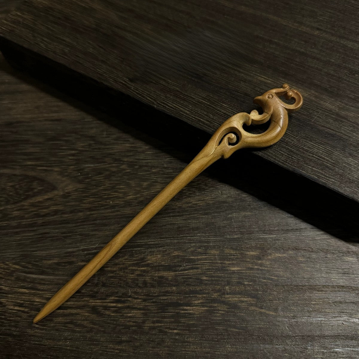 Natural Peach Wood Hair Stick Set - Assorted Floral and Nature Designs Hairpins #桃木发簪合集