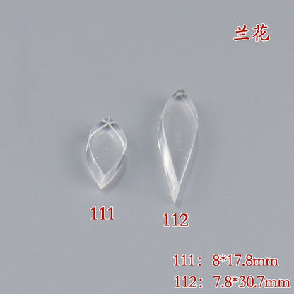 Clear Acrylic Wire Shaping Templates | Petal & Leaf Forms for Filigree Jewelry