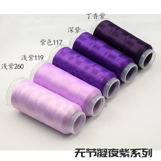 Chanhua Velvet Thread | Filo artigianale a bassa scorrevolezza per fiori fai da te - Gruppo 25 Viola Notte