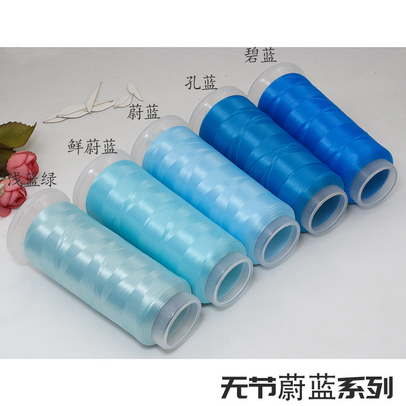 Fil de velours Chanhua | Fil d'artisanat anti-dérapant pour fleurs DIY - Groupe 58 蔚蓝