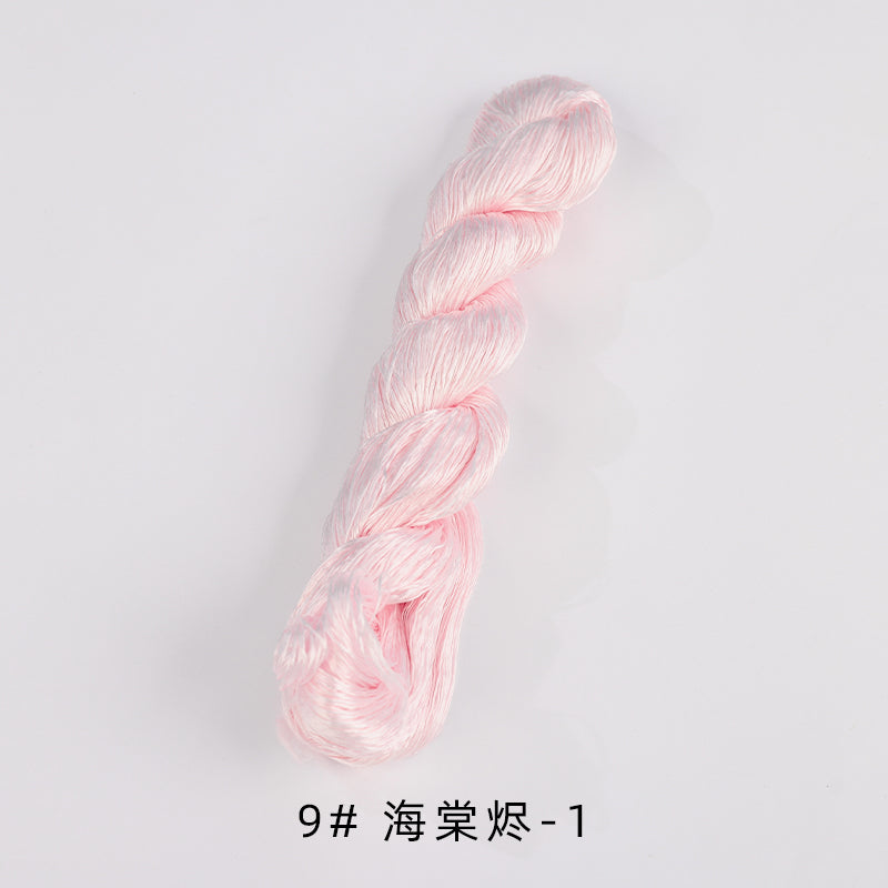 400m Suzhou Embroidery Untwisted Mulberry Silk Thread(Pink01) - Ronghua Threads