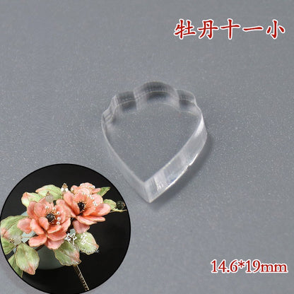 Clear Acrylic Wire Shaping Templates | Petal & Leaf Forms for Filigree Jewelry