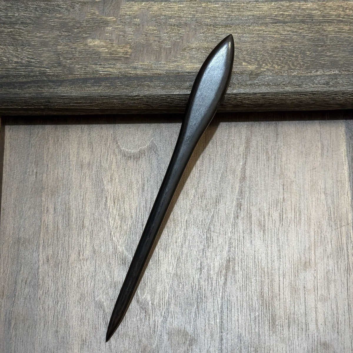 African Blackwood Hair Pin - 18cm Wooden Hair Stick for Updos & DIY Crafting #18cm紫光檀