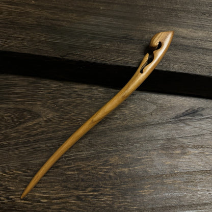 Natural Aged Peach Wood Hair Stick Set - Assorted Floral and Nature Designs Hairpins #老桃木簪合集