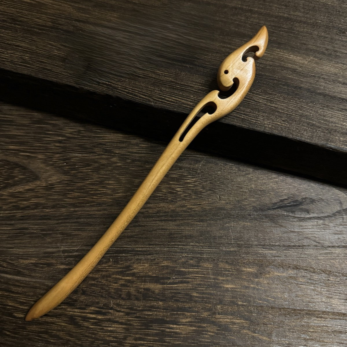 Natural Aged Peach Wood Hair Stick Set - Assorted Floral and Nature Designs Hairpins #老桃木簪合集