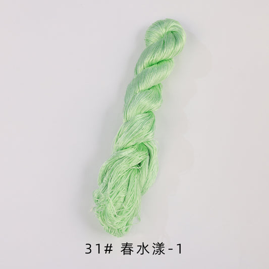 400m Filo di Seta di Gelso Non Ritorto per Ricamo Suzhou (Verde03) - Ronghua Threads