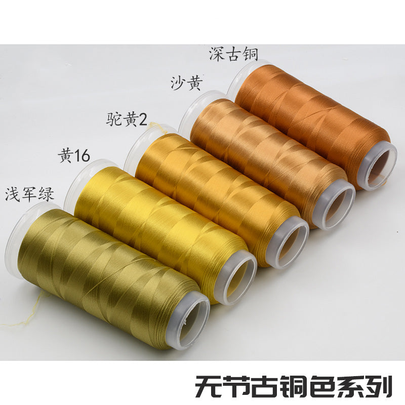 Chanhua Fil de velours | Fil de création à faible glissement pour fleurs DIY - Groupe 42 Bronze antique