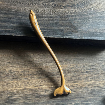 Golden Phoebe Wood Hair Stick | Natural Wooden Hairpin for Buns, Updos & DIY Projects #金丝檀木木簪合集