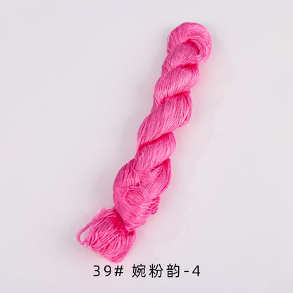400m Suzhou Embroidery Untwisted Mulberry Silk Thread(Pink03) - Ronghua Threads