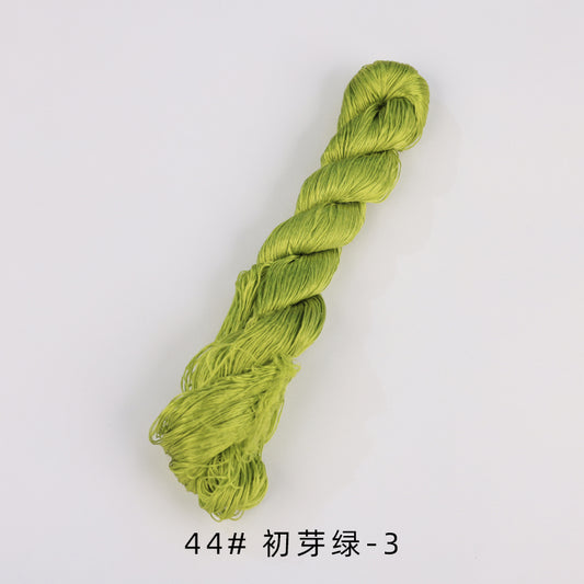 400m Filo di Seta di Gelso Non Ritorto per Ricamo Suzhou (Verde03) - Ronghua Threads