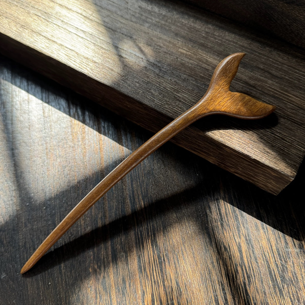 Golden Phoebe Wood Hair Stick | Natural Wooden Hairpin for Buns, Updos & DIY Projects #金丝檀木木簪合集