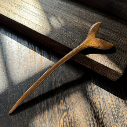 Golden Phoebe Wood Hair Stick | Natural Wooden Hairpin for Buns, Updos & DIY Projects #金丝檀木木簪合集