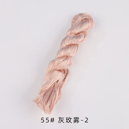 400m Suzhou Embroidery Untwisted Mulberry Silk Thread(Yellow01) - Ronghua Threads