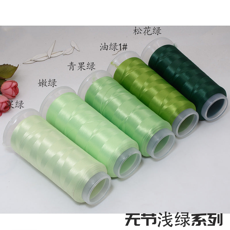 Fil de velours Chanhua | Fil d'artisanat anti-glisse pour fleurs DIY - Groupe 57 Vert Clair