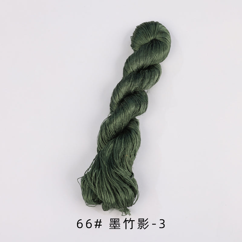 400m Suzhou Embroidery Untwisted Mulberry Silk Thread(Grey02) - Ronghua Threads