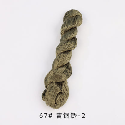 400m Suzhou Embroidery Untwisted Mulberry Silk Thread(Grey02) - Ronghua Threads
