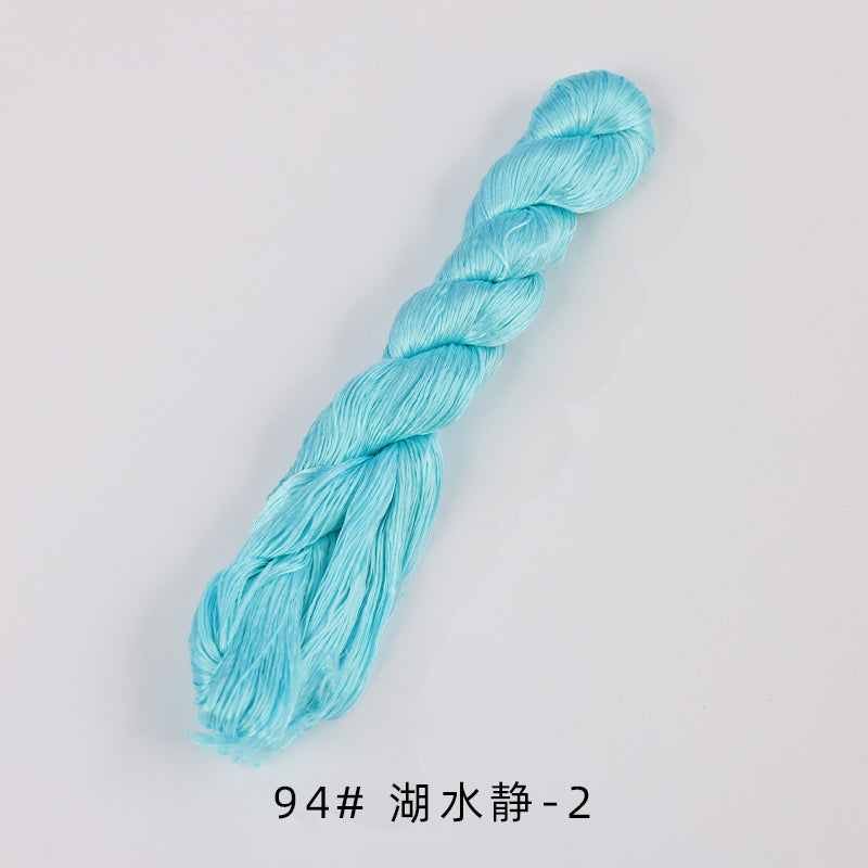 400m Suzhou Embroidery Untwisted Mulberry Silk Thread(Blue05) - Ronghua Threads