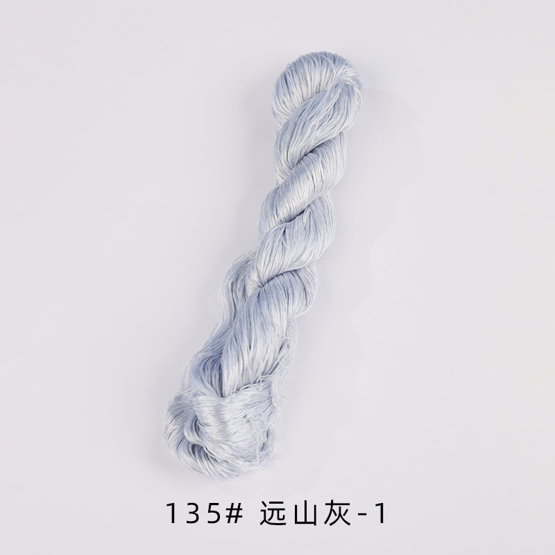 400m Suzhou Embroidery Untwisted Mulberry Silk Thread(Green and Blue) - Ronghua Threads