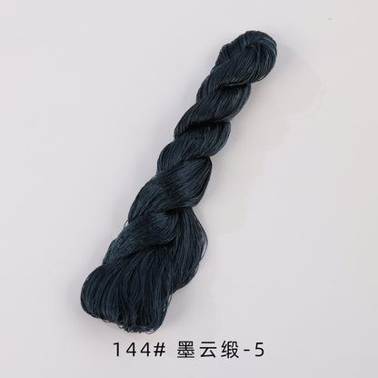 400m Suzhou Embroidery Untwisted Mulberry Silk Thread(Grey and Blue) - Ronghua Threads