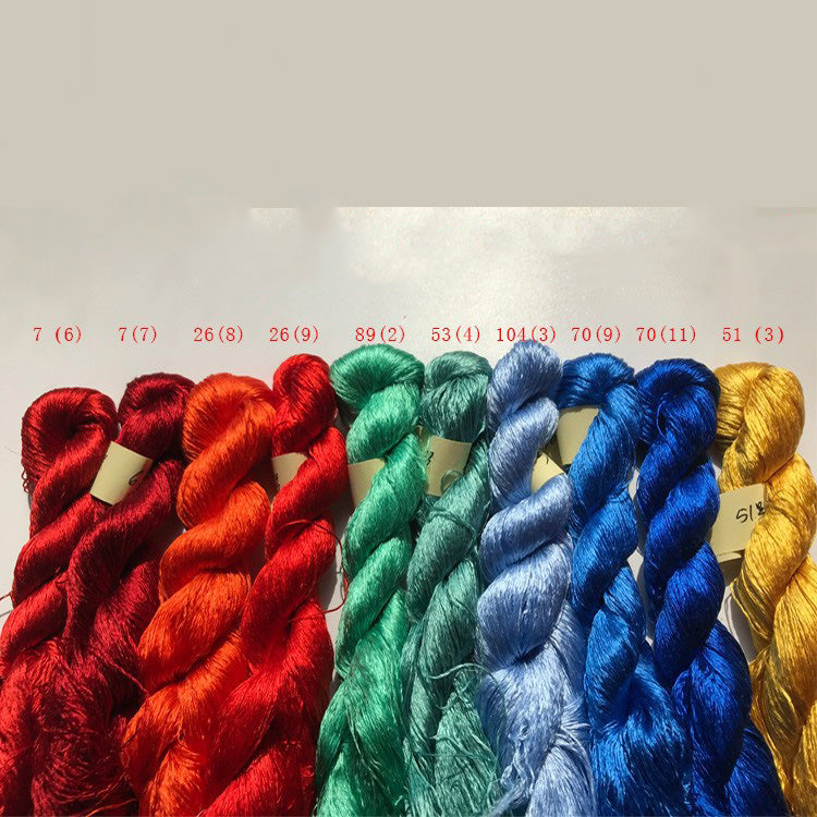 400 m de fil de soie de mûrier broderie de Suzhou (^敦煌藻井 400 m*10)