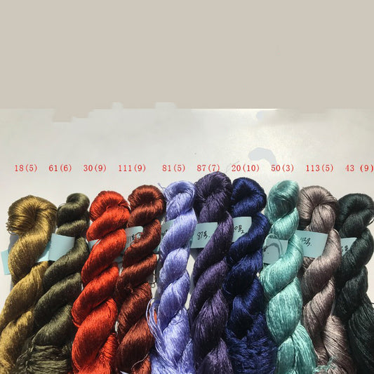 400m Suzhou Embroidery Mulberry Silk Thread(^敦煌瑰宝  400m*10)