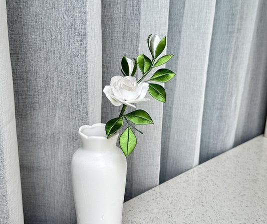 Gardenia Chanhua Materiali Fiori Kit fai da te - Include video tutorial dettagliato