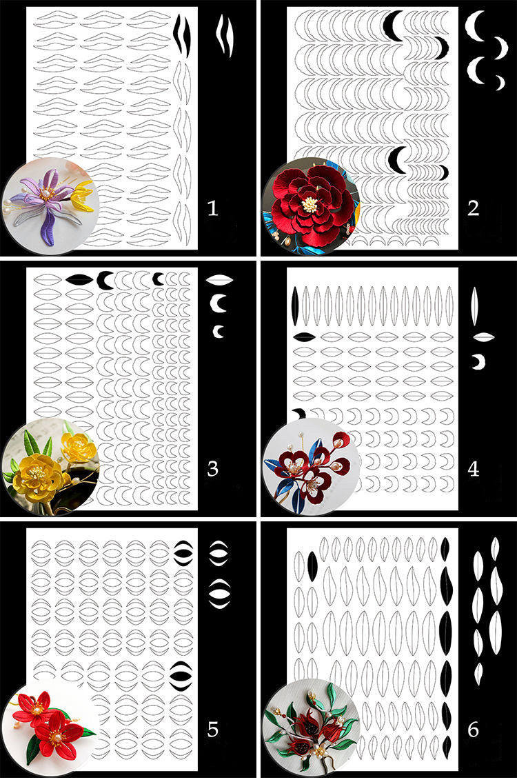 26 Chanhua Templates Pattern Hard Cardboard(Don't need cut)